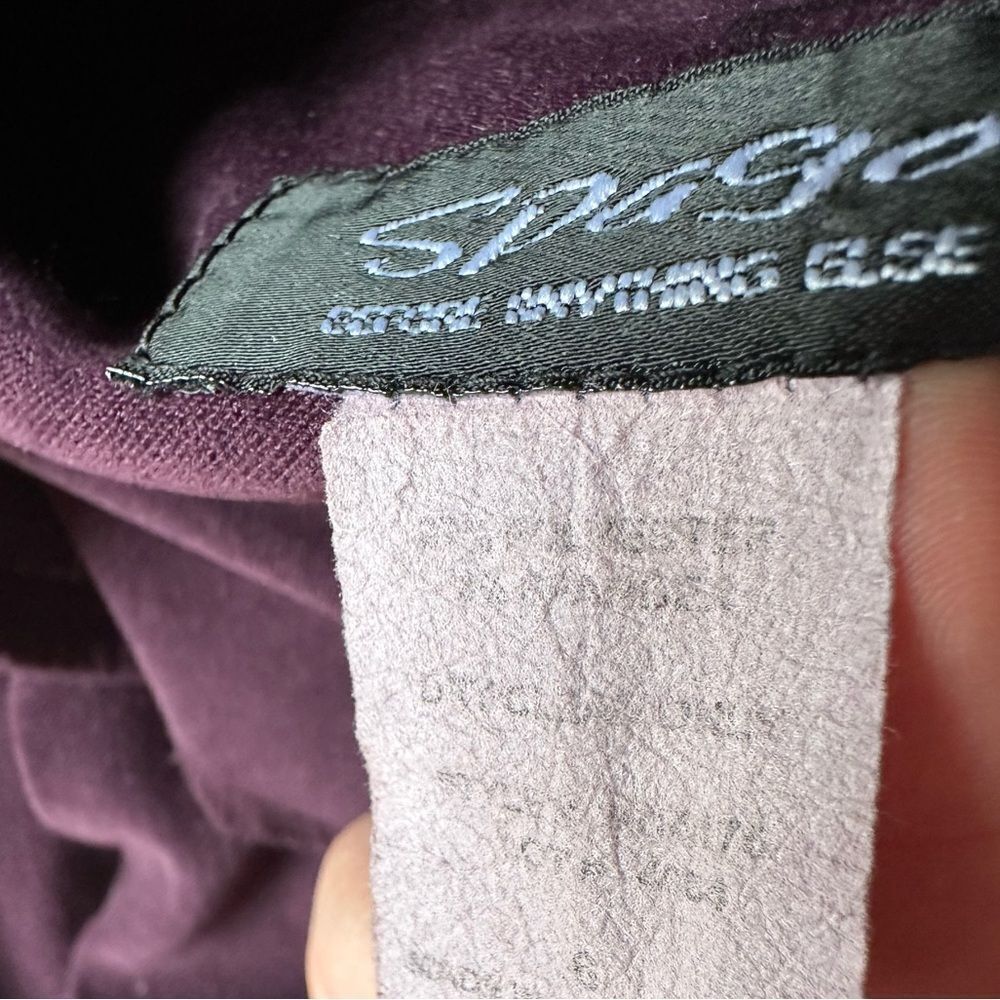 VINTAGE Purple Full Zip Collared Jacket - Picture 6 of 6